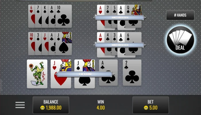 Joker Poker:Multi-Hand