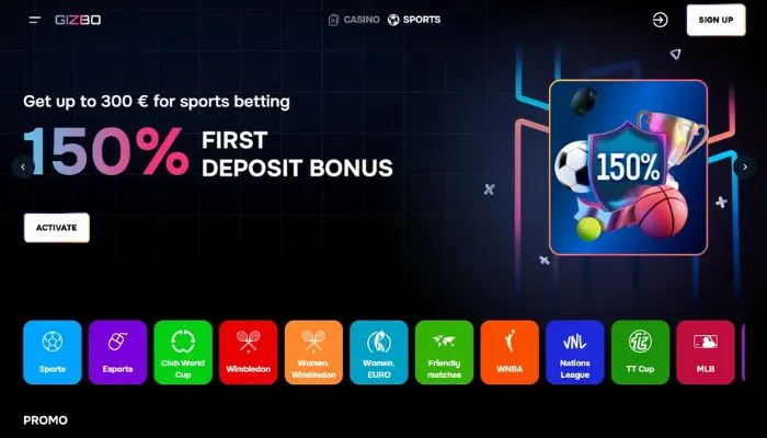 スポーツ初回入金ボーナス