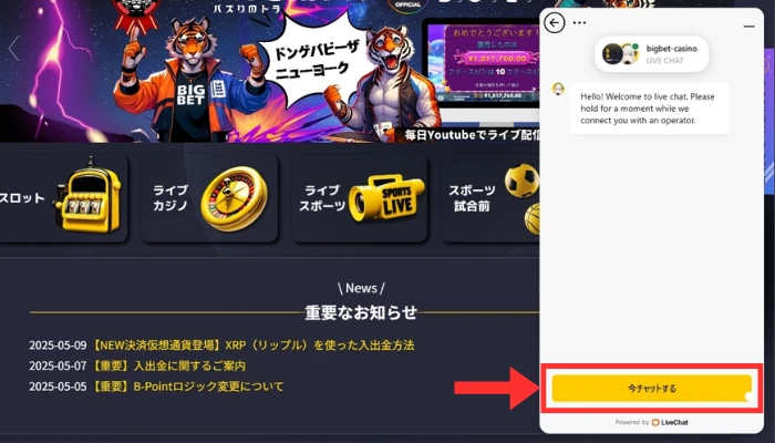 ライブチャット