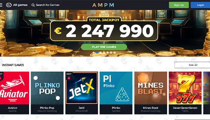 AMPMカジノトップページ