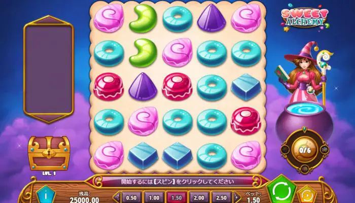 BCゲームのSweet Alchemy(スウィート・アルケミィ)