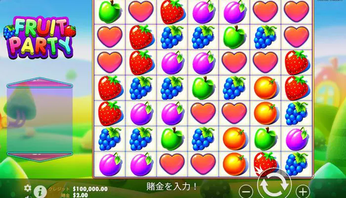 BCゲームのFruit Party(フルーツパーティー)