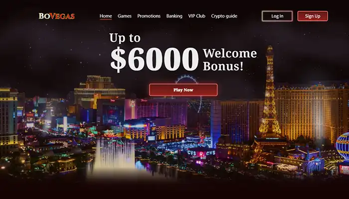 BOVEGASカジノトップページ