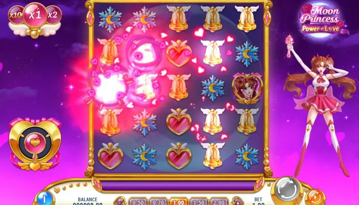 カジノシークレットのおすすめスロット「Moon Princess Power of Love」