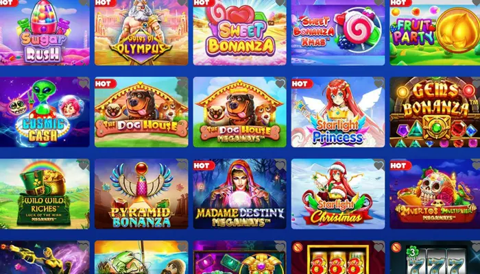 7,000種類以上の多種多彩なカジノゲームで遊べる