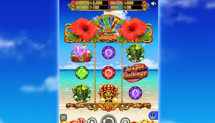 ベラジョンカジノのおすすめスロット「Hawaiian Dream Jackpot」