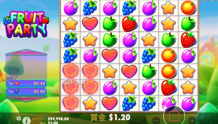 遊雅堂のおすすめスロット「Fruit Party」